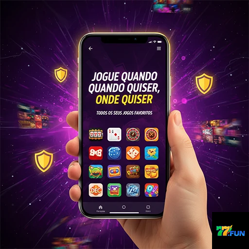 Aplicativo 77fun.com: Acesse e Aposte Onde Estiver